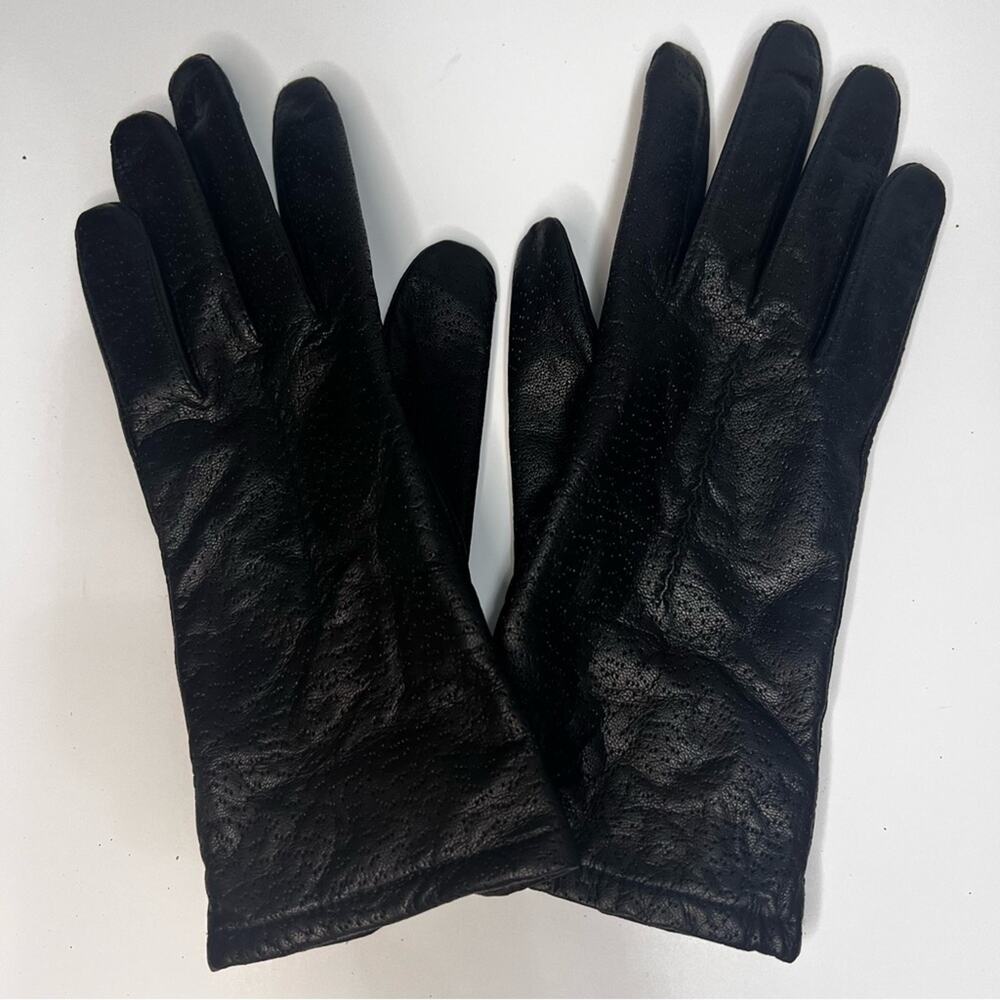 Fownes Genuine Leather Driving Dress Black Gloves – Size 8.5 | Lined Winter